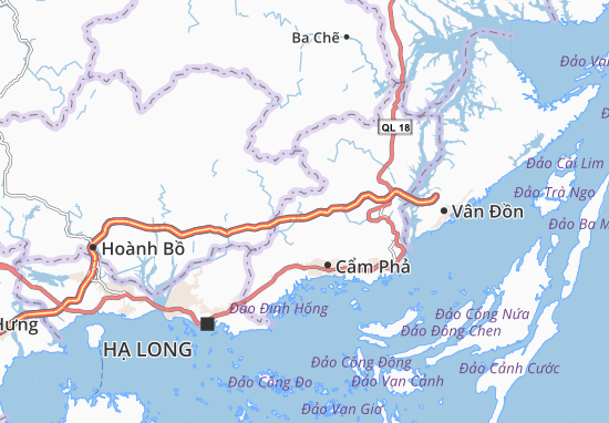 Karte Stadtplan Dương Huy