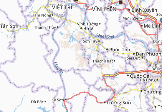 Kaart Plattegrond Vân Hòa