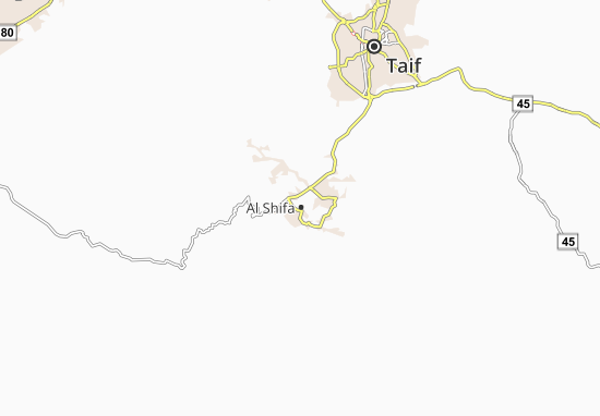 Karte Stadtplan Al Shifa