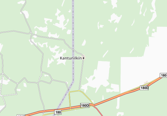 Karte Stadtplan Kantunilkín