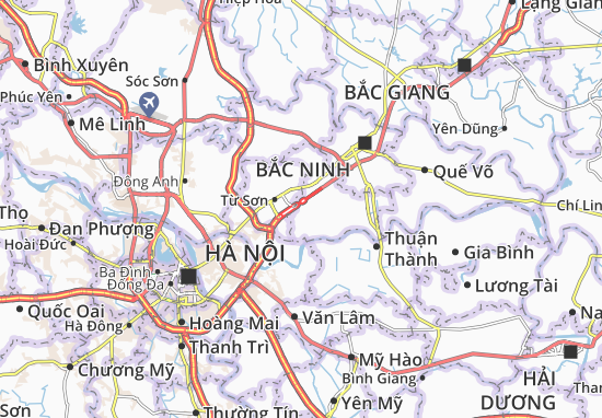 Karte Stadtplan Hoàn Sơn