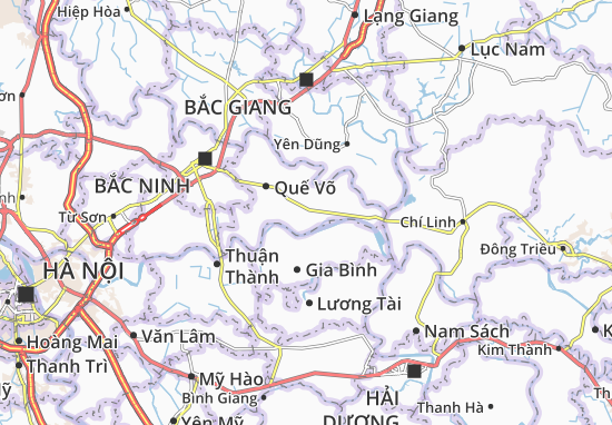 Karte Stadtplan Đào Viên