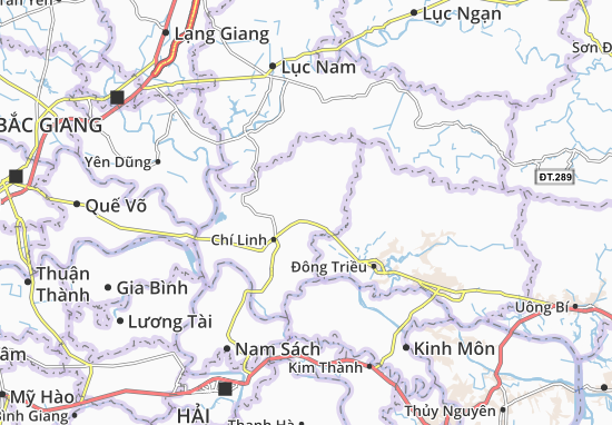 Kaart Plattegrond Hoàng Tân