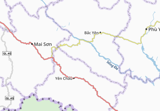 Kaart Plattegrond Hua Nhàn