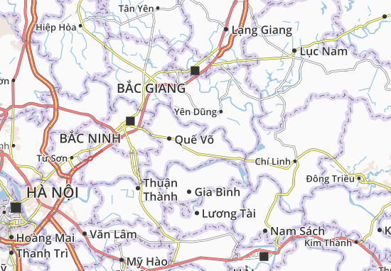 Karte Stadtplan Phù Lương