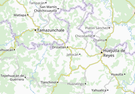 Kaart Plattegrond Orizatlán