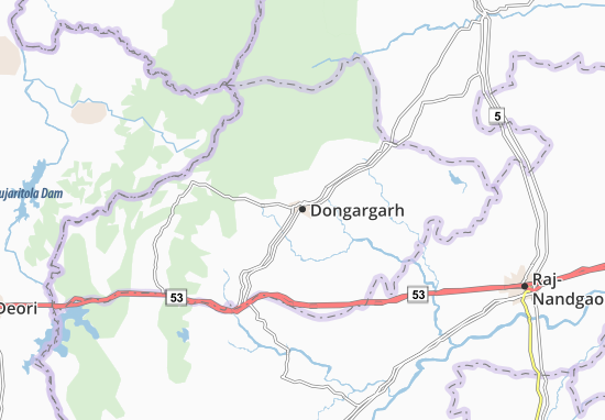 Mapa Dongargarh