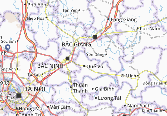 Kaart Plattegrond Nhân Hòa