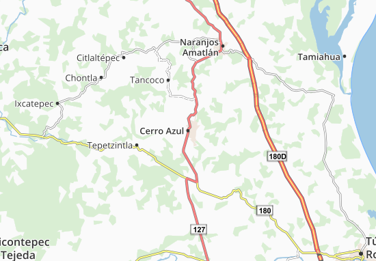 Carte-Plan Cerro Azul