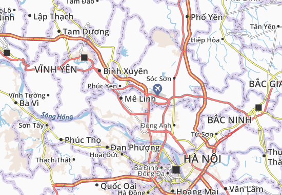 Karte Stadtplan Chi Đông