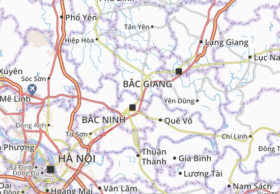 Kaart Plattegrond Quang Châu
