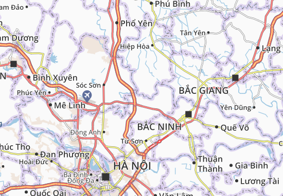Karte Stadtplan Tam Giang
