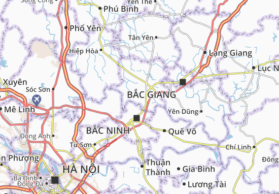 Kaart Plattegrond Ninh Sơn