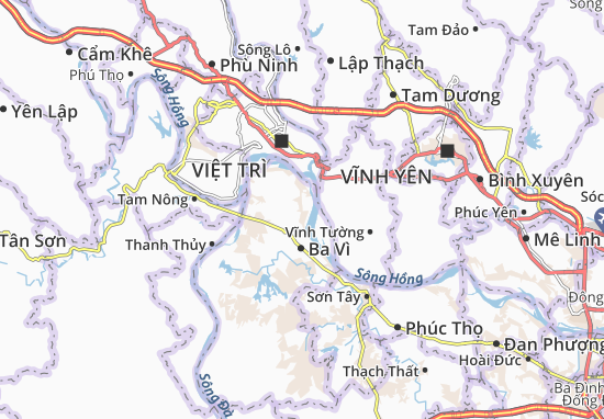 Karte Stadtplan Phú Châu
