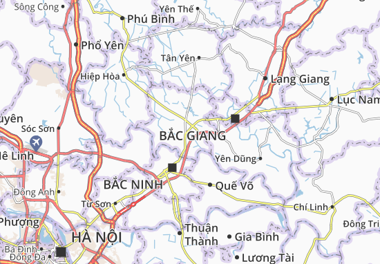 Mapa Hoàng Ninh