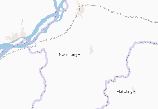 Karte Stadtplan Nwasaung