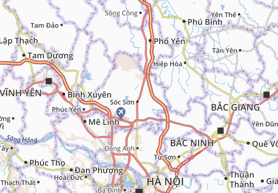 Kaart Plattegrond Phù Linh