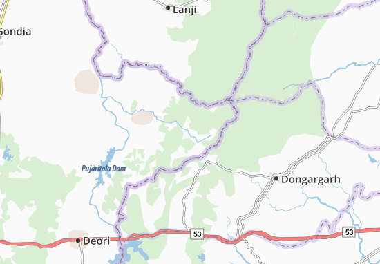 Kaart Plattegrond Darekasa