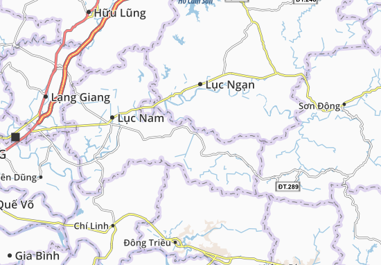 Kaart Plattegrond Vô Tranh