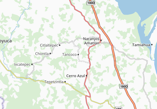 Karte Stadtplan Tancoco