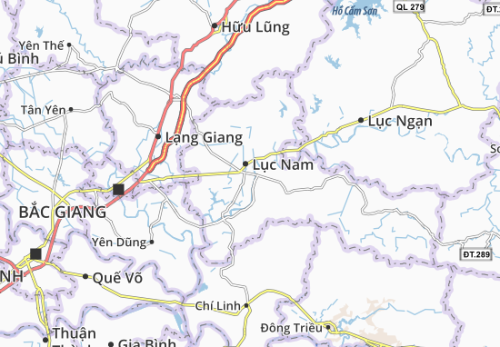 Kaart Plattegrond Tiên Hưng