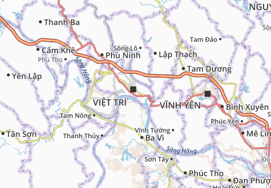 Karte Stadtplan Tiên Cát