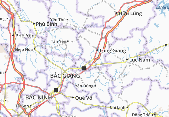 Karte Stadtplan Xuân Hương