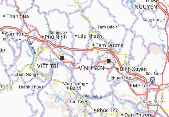 Karte Stadtplan Kim Xá