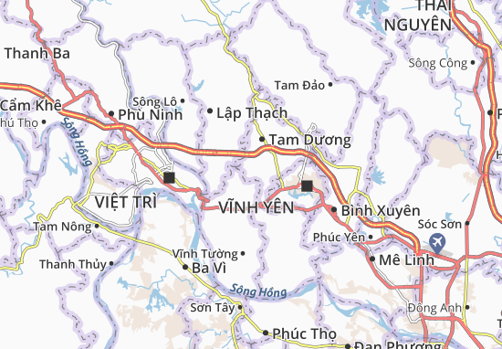 Kaart Plattegrond Hoàng Lâu