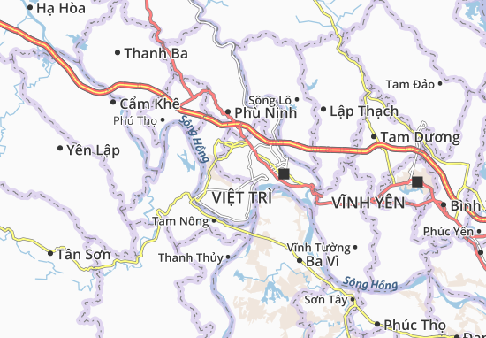 Kaart Plattegrond Thanh Đình