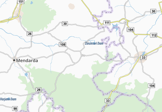 Visavadar Map