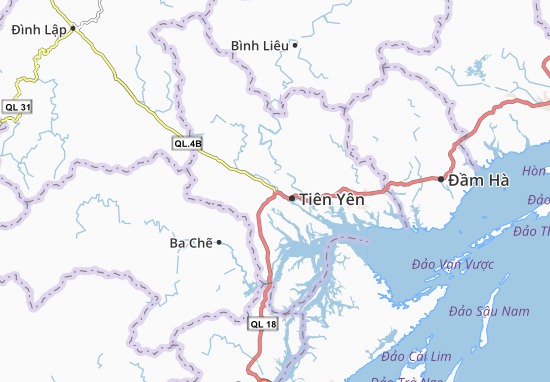 Karte Stadtplan Yên Than