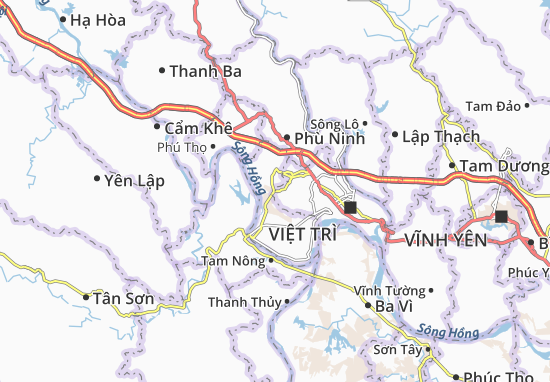 Karte Stadtplan Chu Hóa