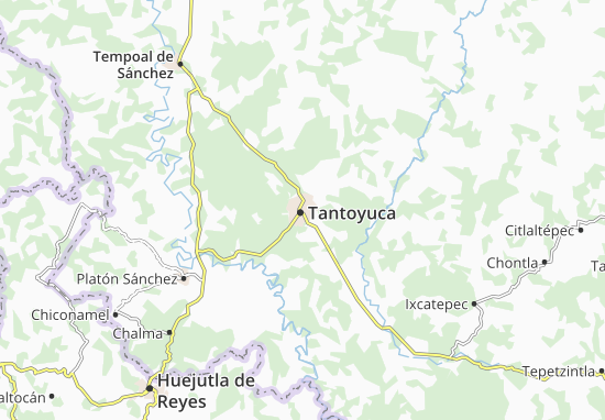 Kaart Plattegrond Tantoyuca