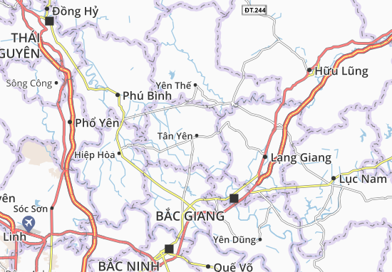 Mapa Tân Yên