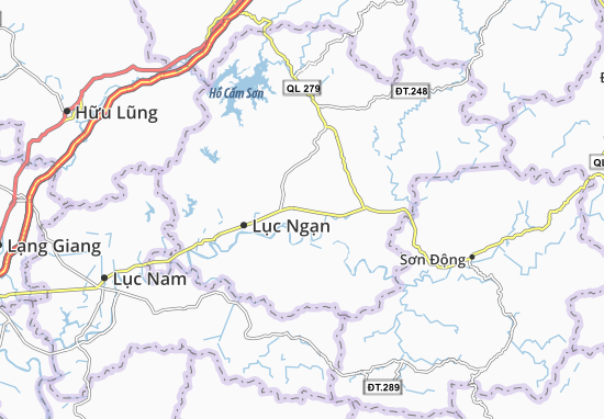 Kaart Plattegrond Giáp Sơn