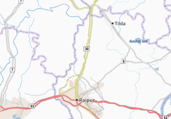 Karte Stadtplan Dharsinwa