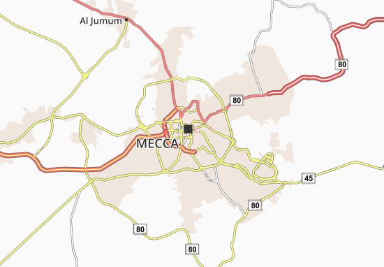 Karte Stadtplan Ajyad