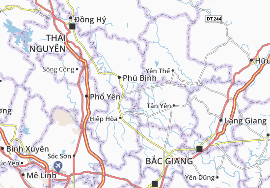 Kaart Plattegrond Dương Thành