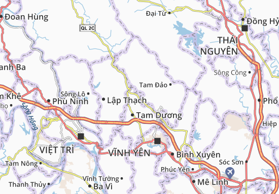 Karte Stadtplan Hoàng Hoa