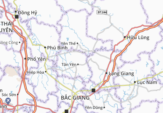 Kaart Plattegrond Phúc Hòa