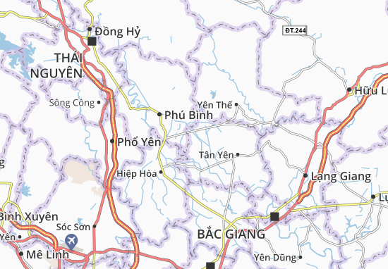 Kaart Plattegrond Phúc Sơn