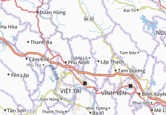 Kaart Plattegrond Phương Khoan