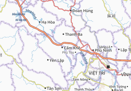Karte Stadtplan Chí Tiên