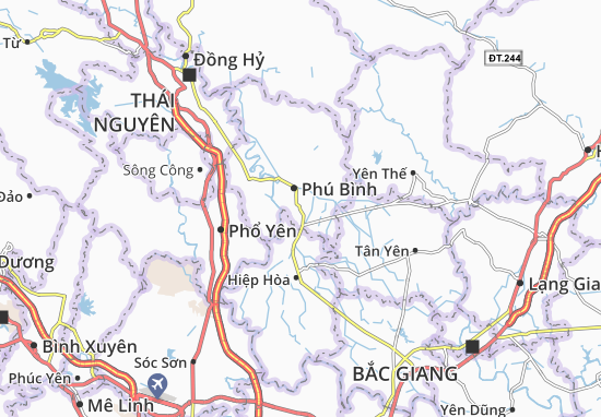 Kaart Plattegrond Kha Sơn