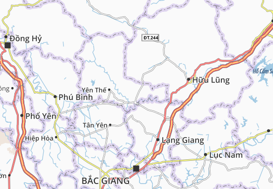 Karte Stadtplan Hương Vĩ