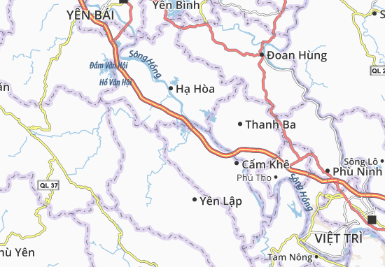 Karte Stadtplan Ngô Xá