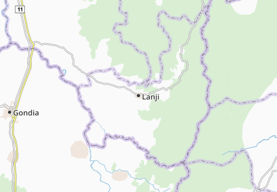 Karte Stadtplan Lanji