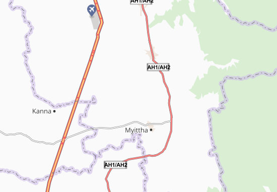 Kaart Plattegrond Ywamonggyi