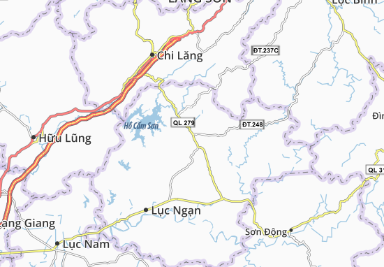 Karte Stadtplan Phong Vân